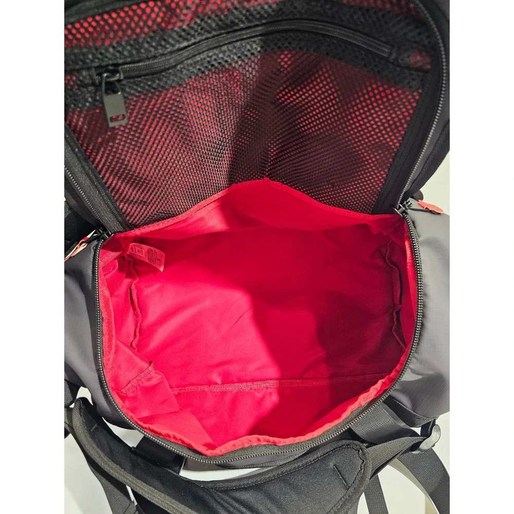 Ferrari Scudetto Duffle bag & backpack Shield Grey Convertible Travel Racing NWT